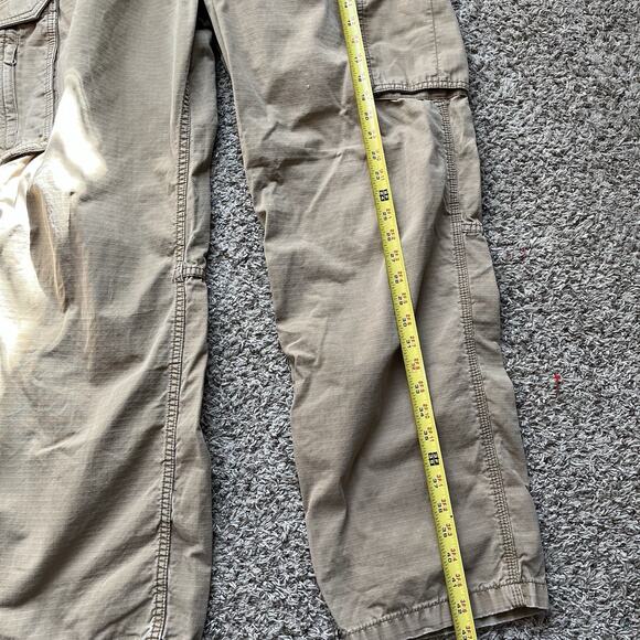 Carhartt Force Tappen Cargo Pants Mens 44x32 Gray Relaxed Fit Ripstop Workwear - Picture 4 of 11